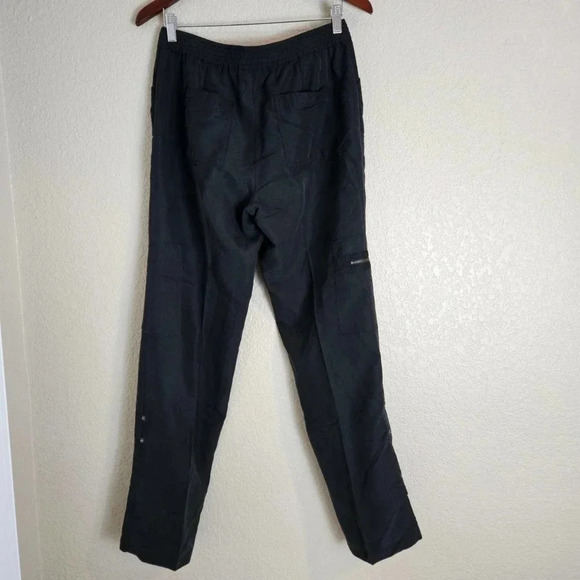 Chico's Womens Modal Cargo Style Black Pants 6 - Picture 3 of 5